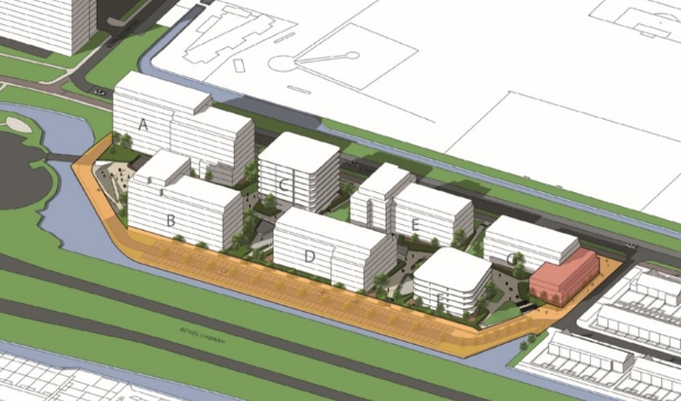 <p>Het plan omvat zeven appartementengebouwen, in hoogte oplopend richting Bovenkerkerweg.</p>