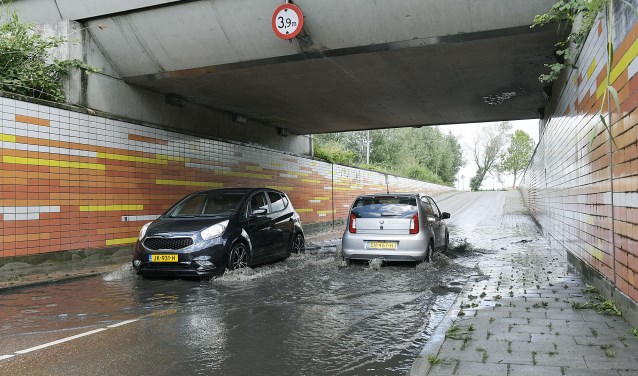 Wateroverlast spoortunnel