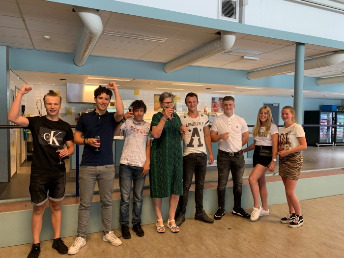 De geslaagde herkansers!