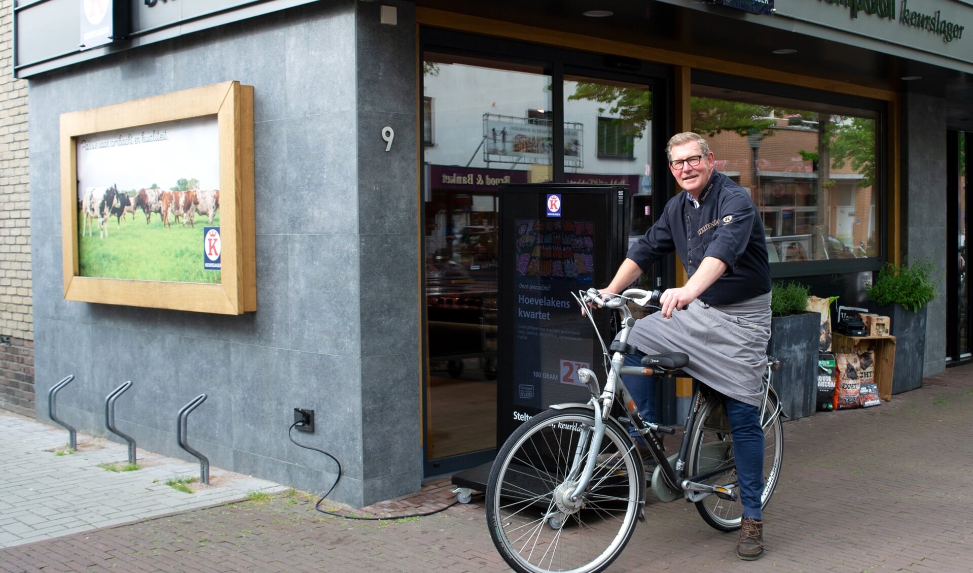 Gerard Steltenpool neemt het voortouw op de fiets: ,,Al 50 jaar verstand van vlees.’'