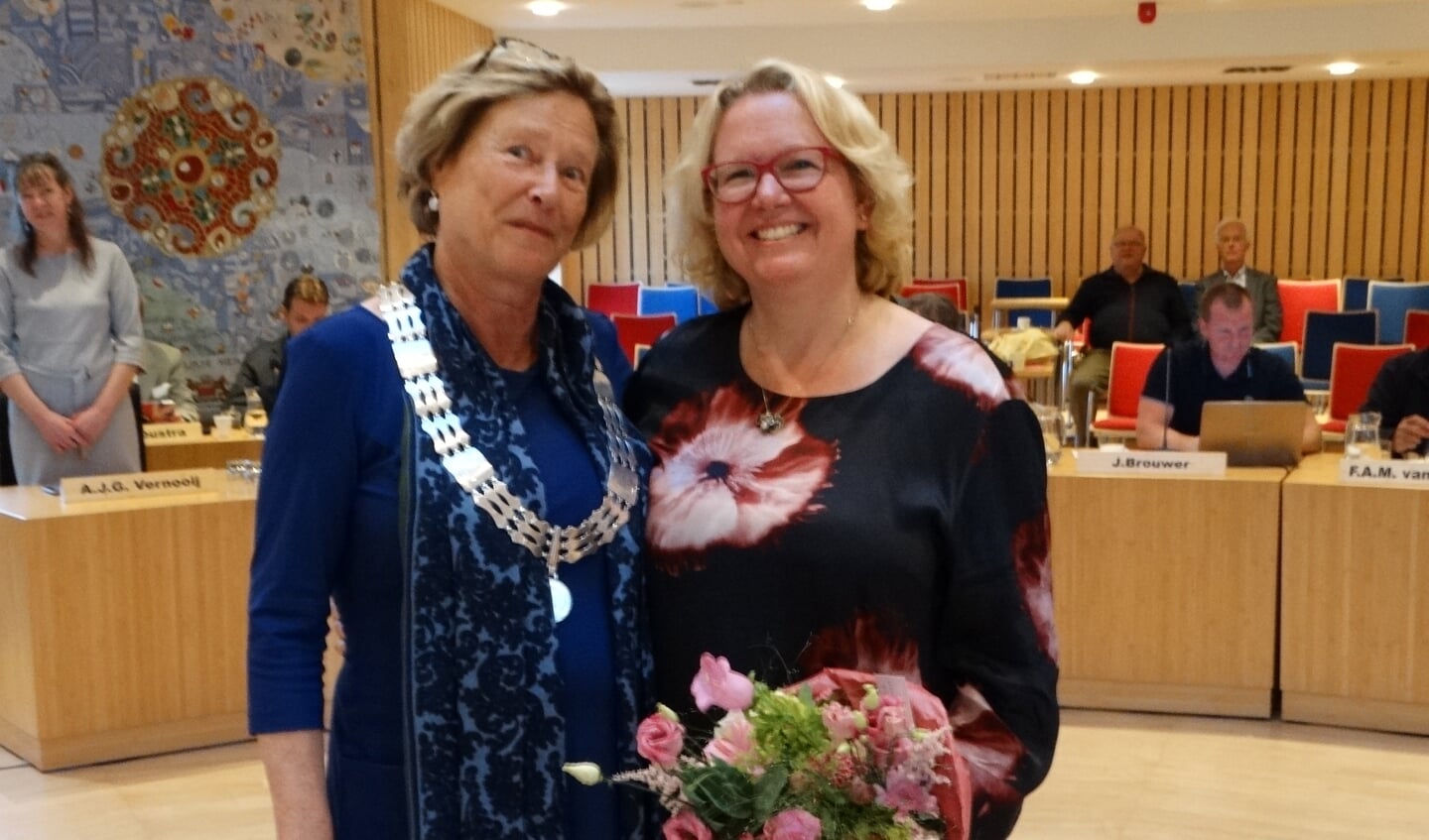 Albertine van Vliet en Marijke Dekker (D66)