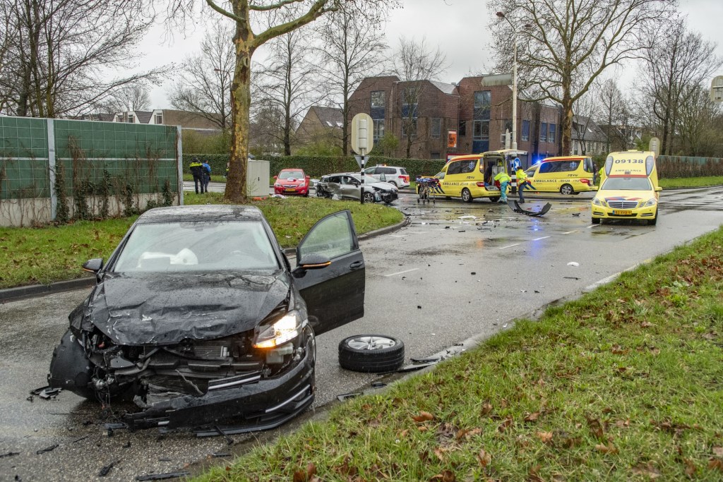 Ongeluk op de 's Gravenhoutseweg in Nieuwegein