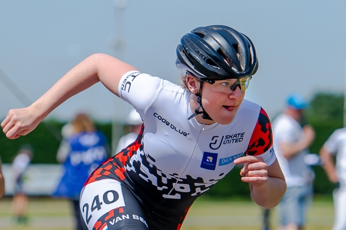 Marit in actie op de one lap.