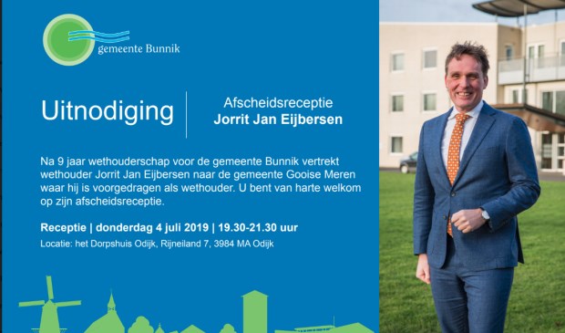Uitnodiging receptie Eijbersen