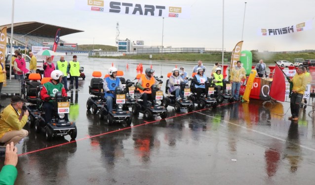 Spanning bij de start