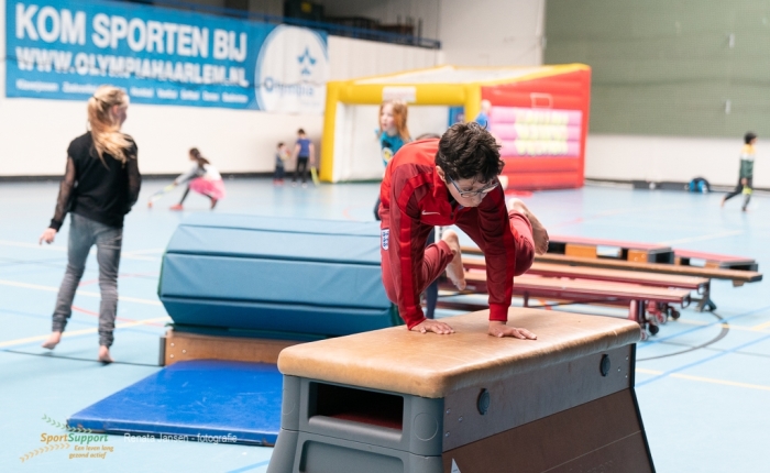 Kinderen in actie tijdens de open dag