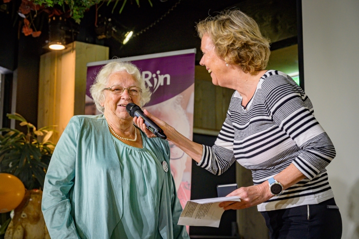 Sina Beekhuis is 25 jaar vrijwilliger bij QuaRijn