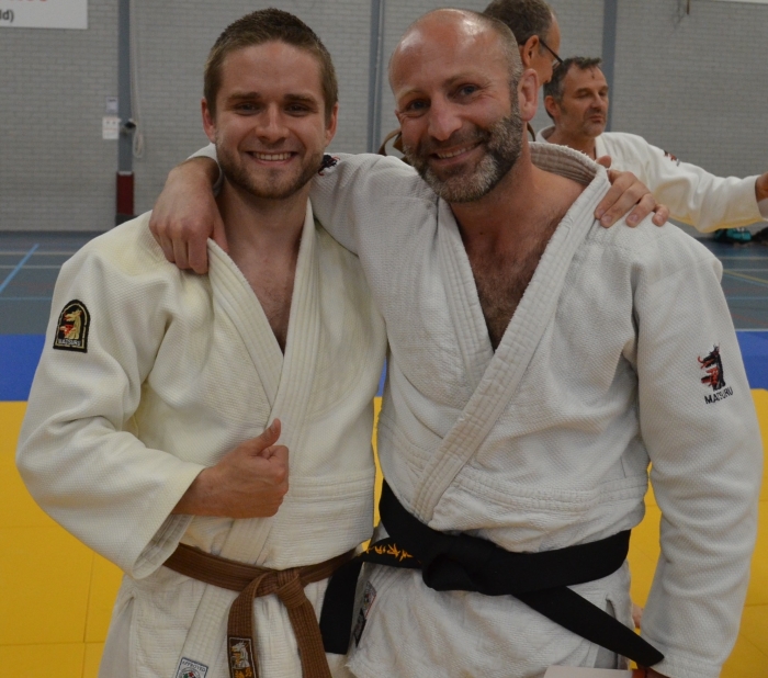 Michel (rechts) en Gerben