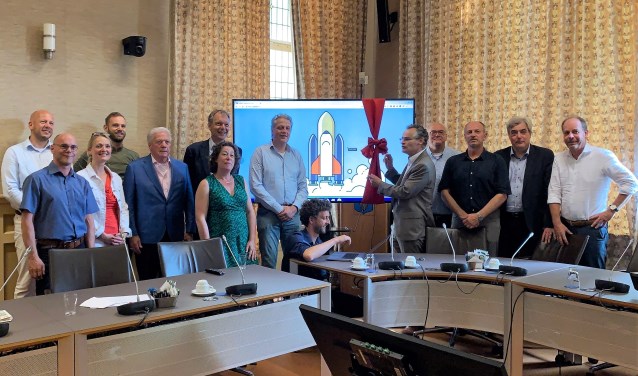 De start van het bedrijvenregister met de besturen van de ondernemersverenigingen.