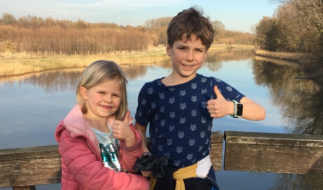 Fenne en Ytze in actie rondom Odijk