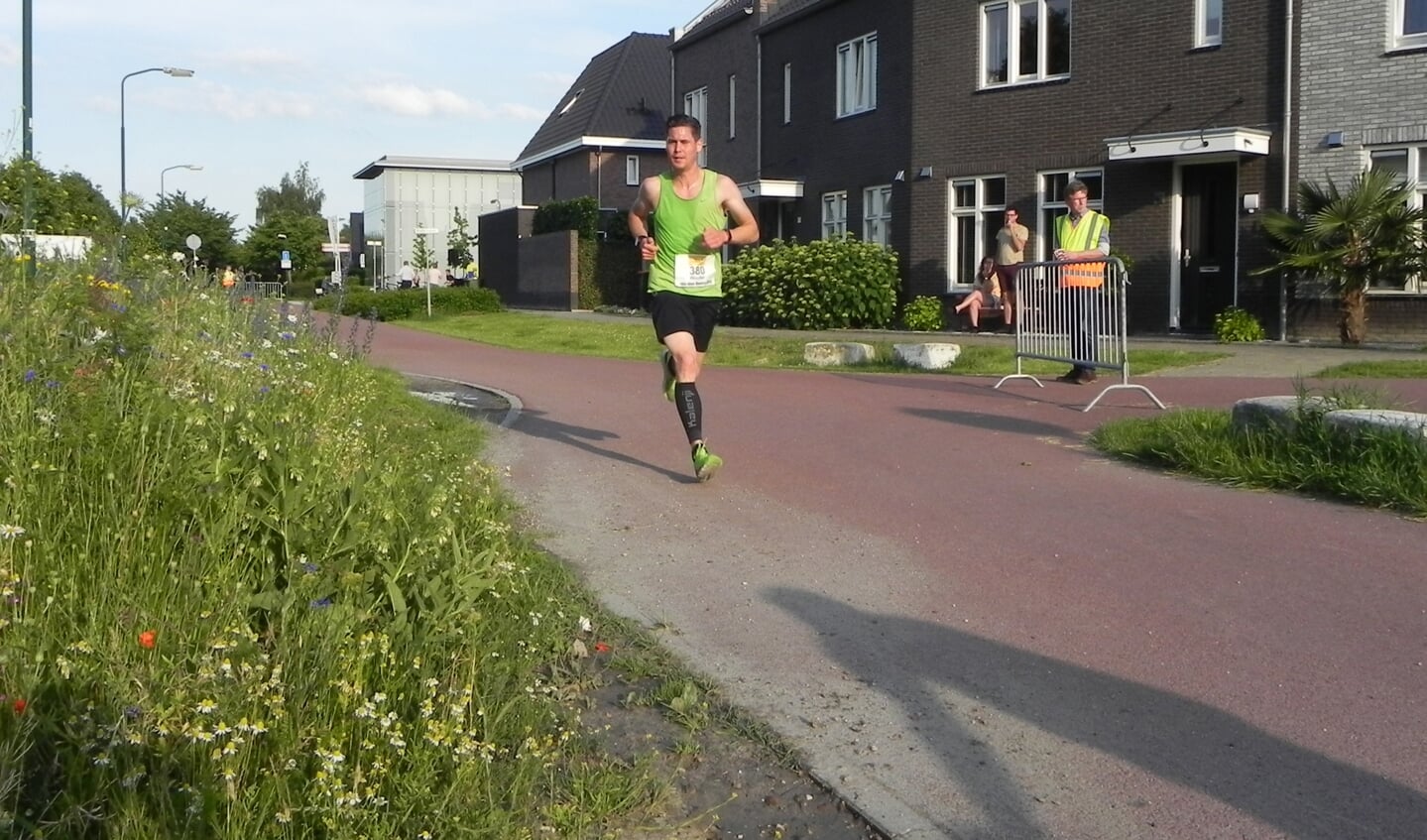 Wouter Baas was de snelste man op de 5 km.