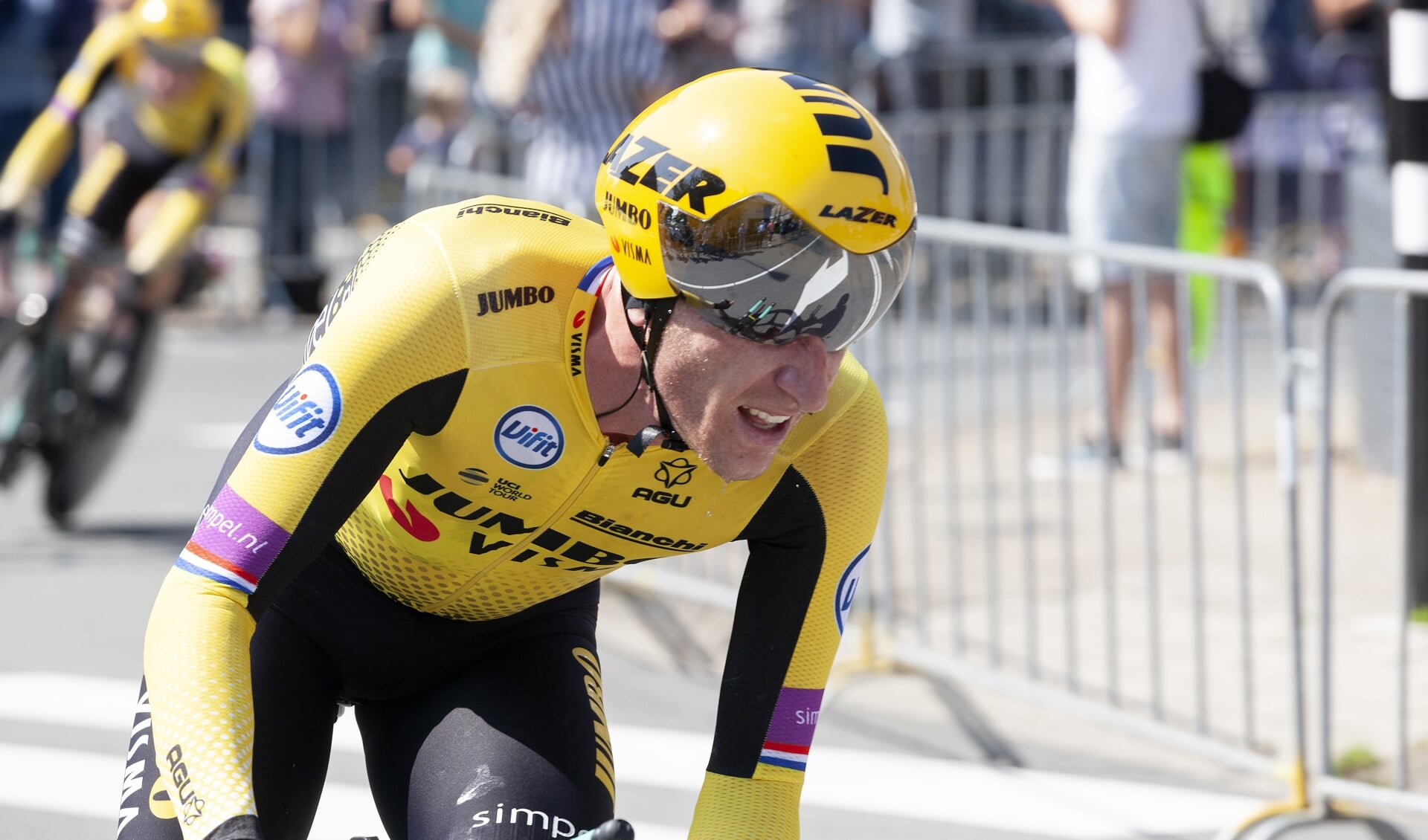 Jos van Emden wint het NK tijdrijden in Ede