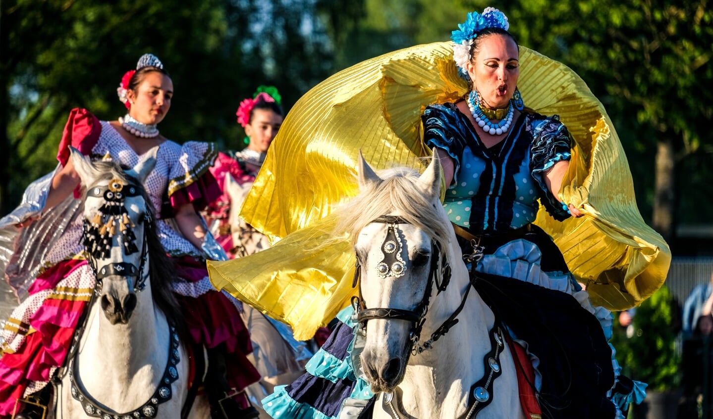 Los Del Sol tijdens een eerdere editie van Concours Hippique Haarlemmermeer.