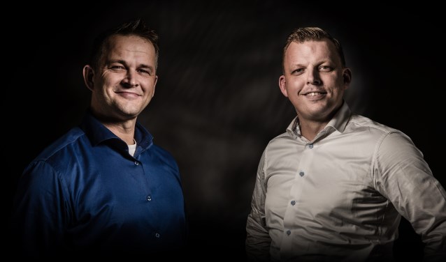 Anton van de Beek (l) samen met compagnon Henk-Peter de Graaf.
