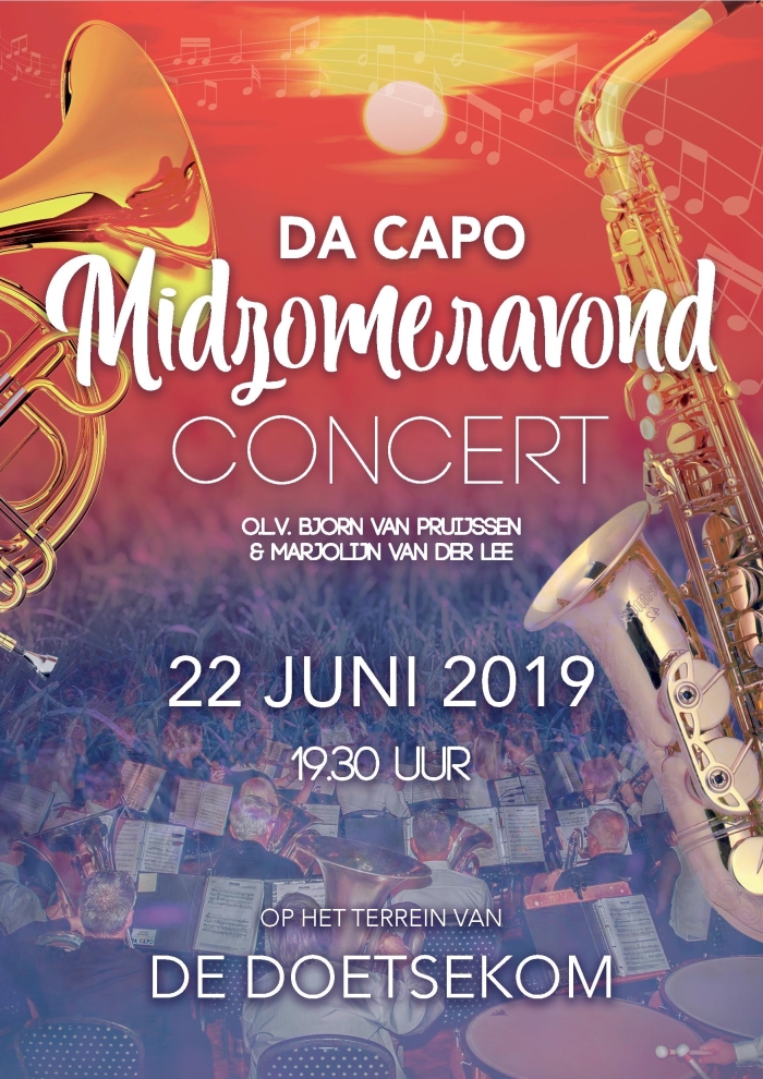 Aankondiging Midzomeravond Concert
