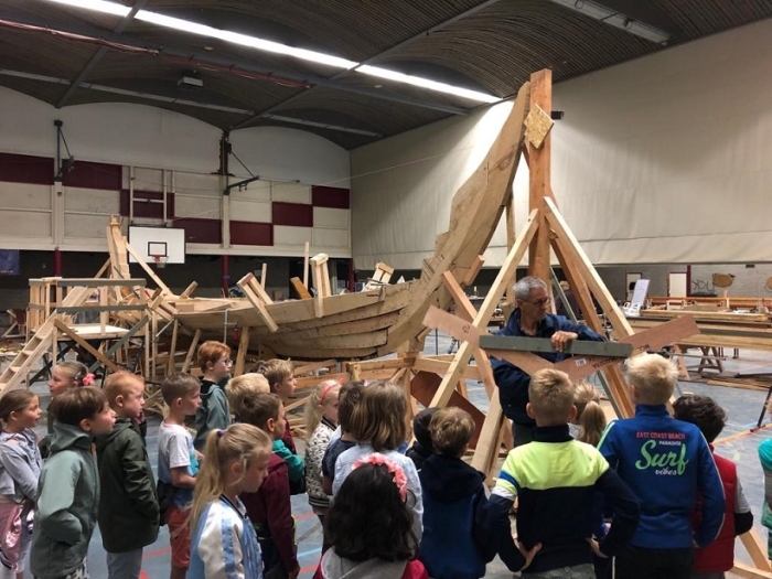 Kees vertelt over het Vikingschip