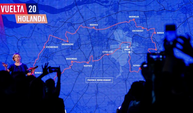 Bekendmaking van de Nederlandse routes voor de Vuelta 2020.