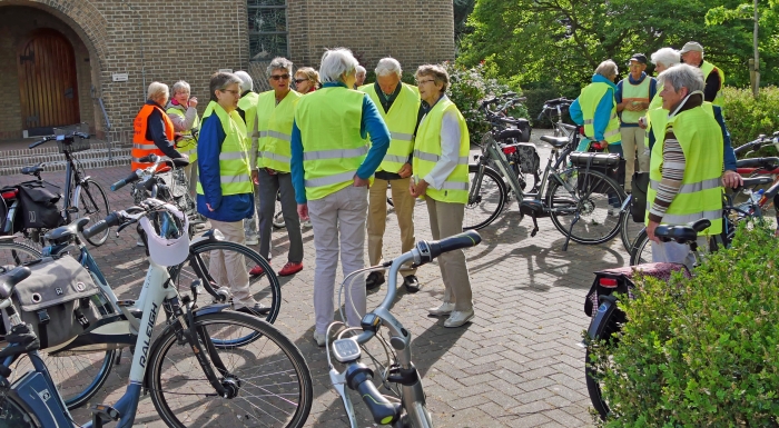 deelnemers fietstocht SAB