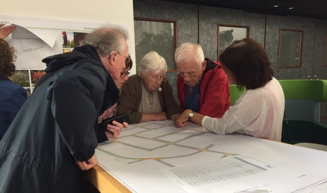 Bewoners bekijken finale plan