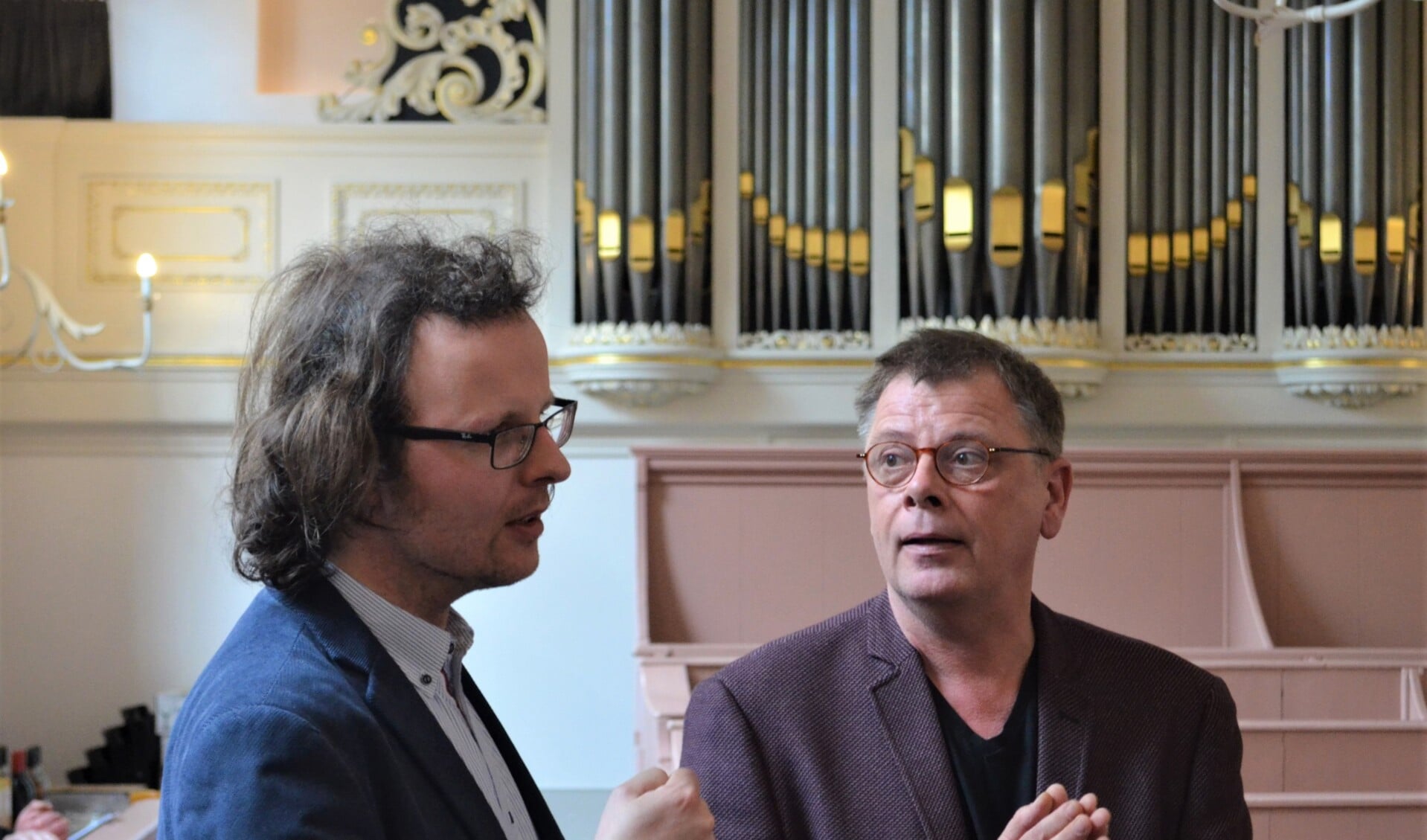 Gerben Buddingh en Nico Blom concerteren beiden in de Lutherse Schuilkerk in de maand augustus. 