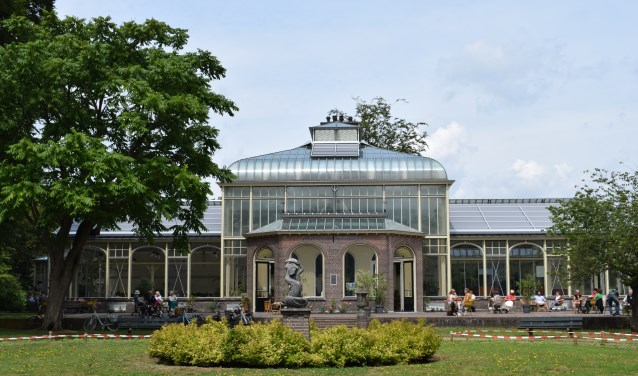 De wintertuin in het Cantonspark.