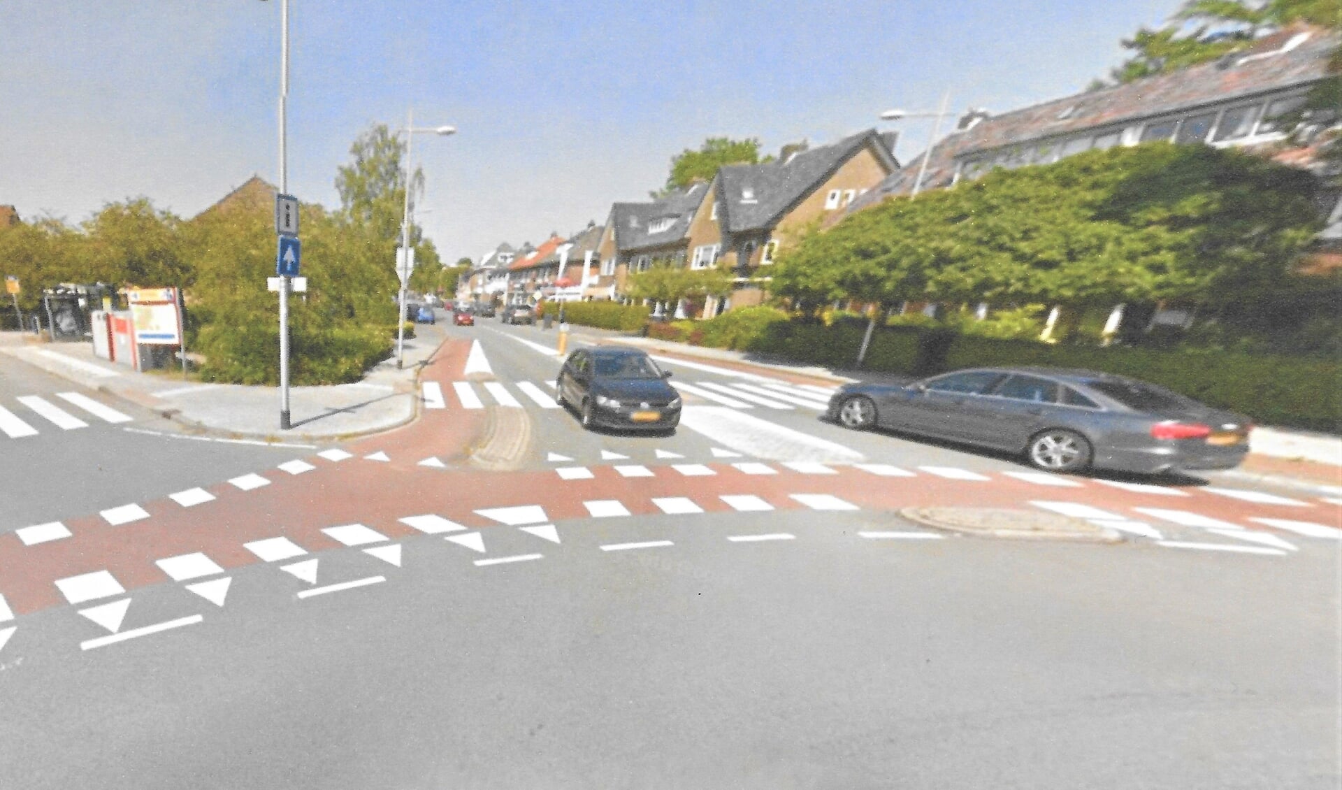 De kruising Leusderweg/Borneoplein: Nummer één op een top-tien met gevaarlijke plekken voor fietsers.