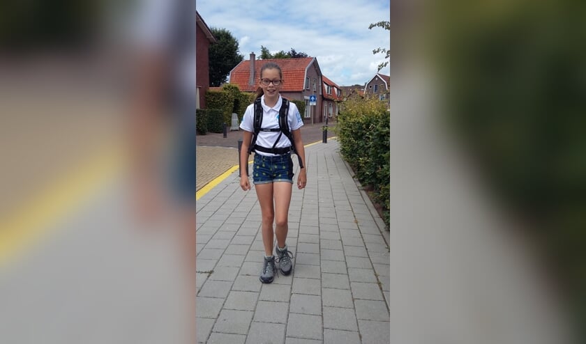Iris aan de wandel