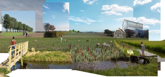 Visualisatie wonen bij de boer