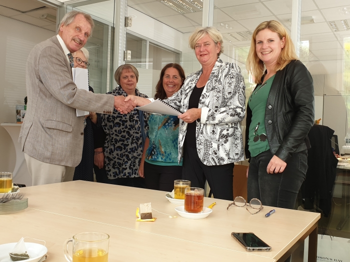 De handtekening is gezet