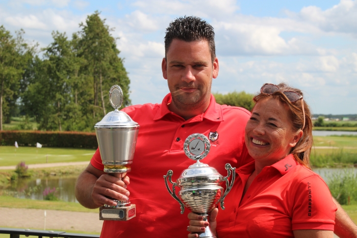 Robbert van Dijken (l) en Anoeska Hagenstein (r)