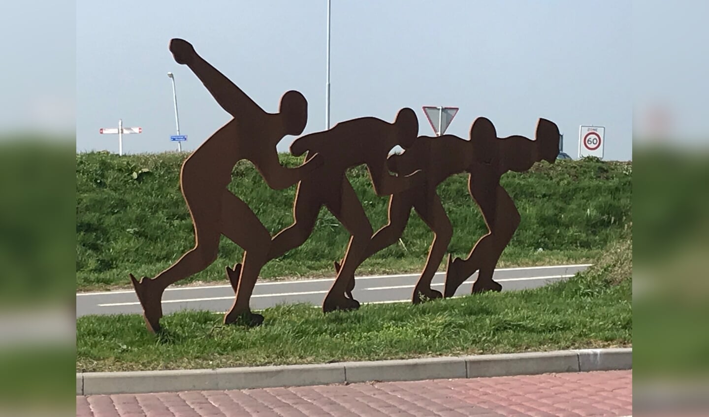Droog schaatsen.