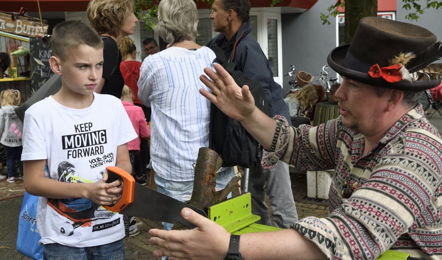 BOOM IN’ feest in het centrum van Putten, een initiatief van VVV Putten en Cultuurkust i.s.m. WCP.