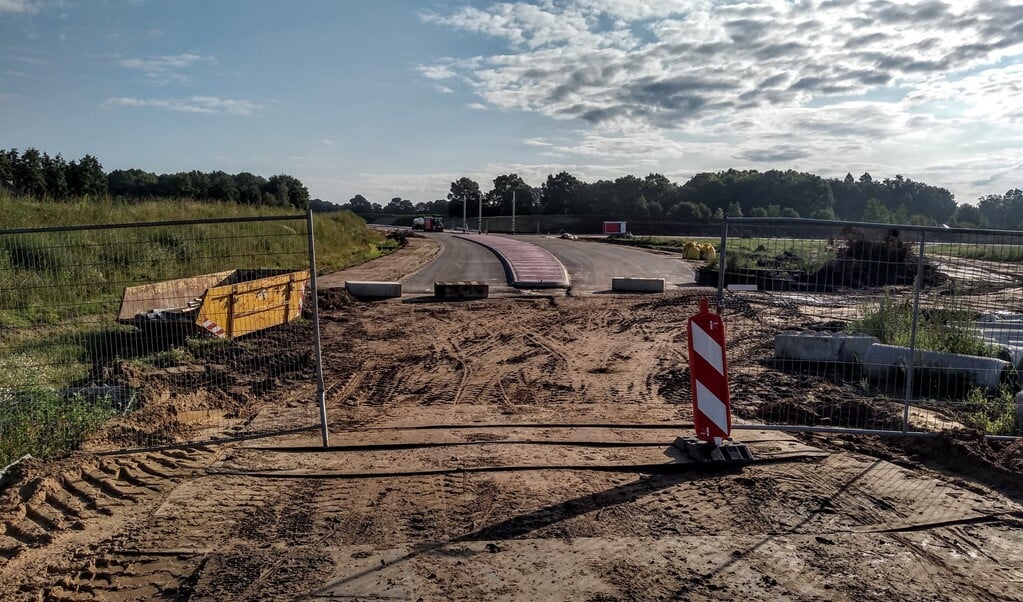 Werkzaamheden aan de Voortse Ring, ter hoogte van de Overhorsterweg.