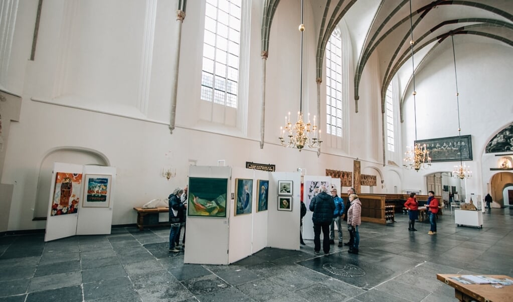 De vorige expositie van Galerie Absoluut in de Sint-Joriskerk