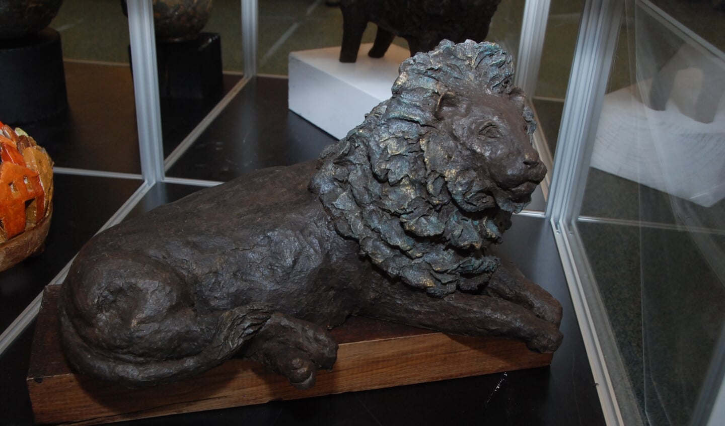 Een statige leeuw gemaakt door Emy van Vliet-Waaijer.