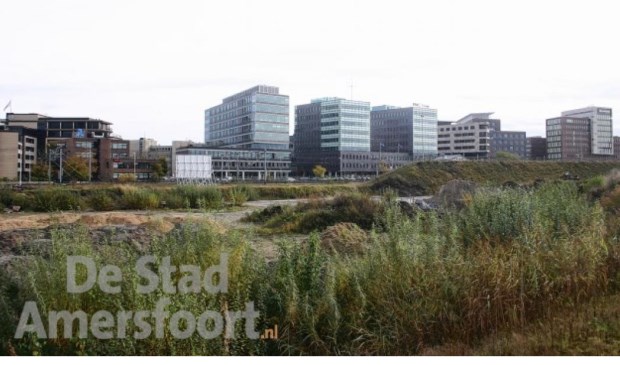 Het Trapezium, het braakliggende terrein waar waarschijnlijk het nieuwe stadhuis komt.
