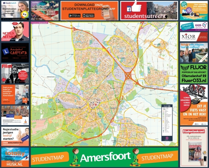 Studentenplattegrond Amersfoort