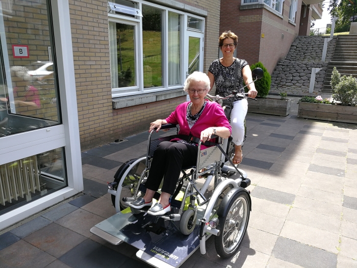 Rolstoelfiets Overslydrecht groot succes