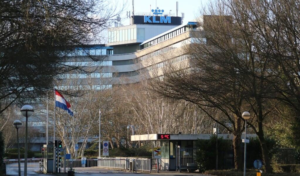 Het hoofdkantoor van de KLM aan de Amsterdamseweg in Amstelveen.