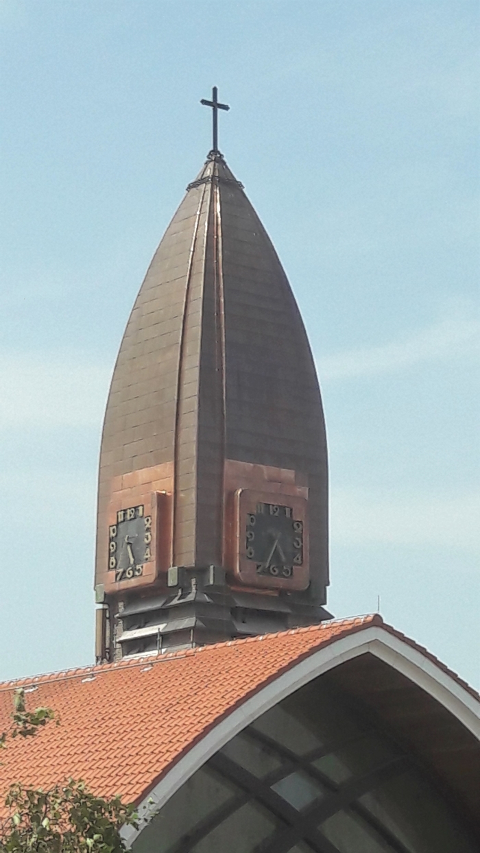 Torenspits OLVG kerk te Halfweg