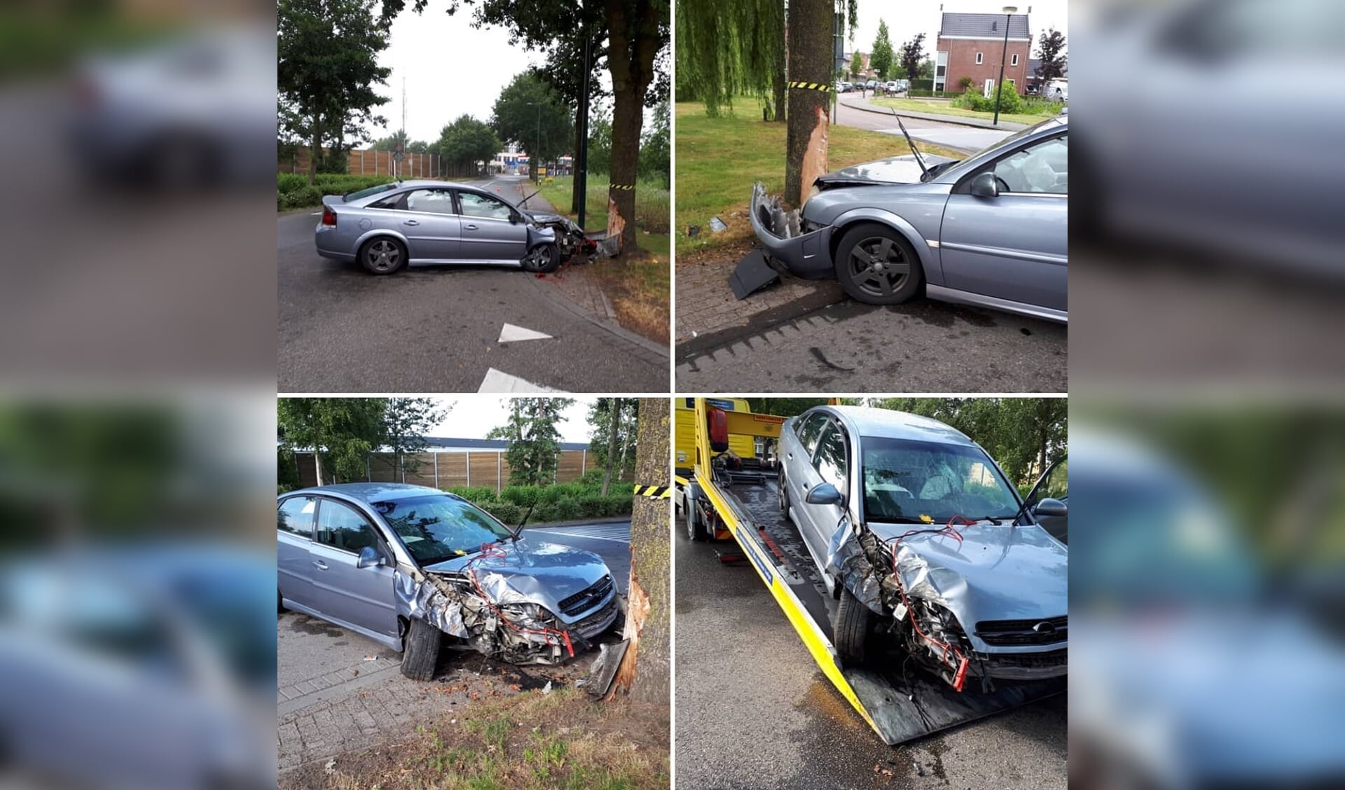 De auto liep aanzienlijke schade op