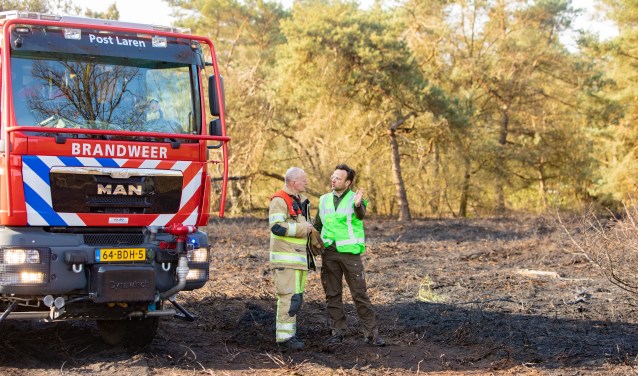 Grote heidebrand in Baarn afgelopen april