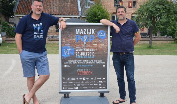 Vincent Feenstra en Vincent Herfkens organiseren Mazijkpop