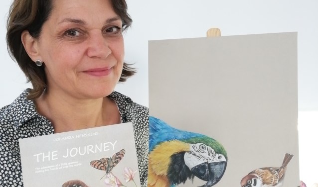 In het eerste geïllustreerde prentenboek van Jolanda Henskens speelt een ringmus de hoofdrol.