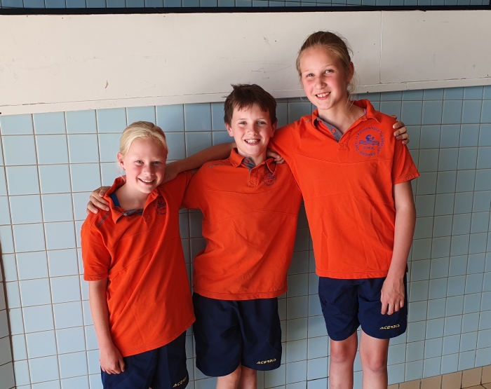 Van links naar rechts: Lili Oosting, Ruben Baars en Laura Volkers
