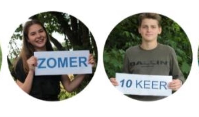 Veerle van Leeuwen, Floor Steenberg, Nick Voorn en Rens Stigter uit klas 4 van het Openbaar Lyceum Zeist ondernemen actie tegen het zwerfafvalprobleem in en rondom Nederland.