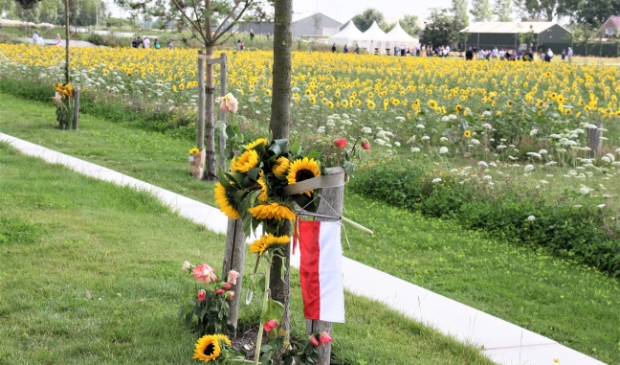 <p>De gedenkplek voor de slachtoffers van de ramp, in Vijfhuizen.</p>