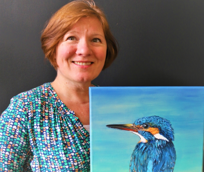 Tünde met haar Blije IJsvogel