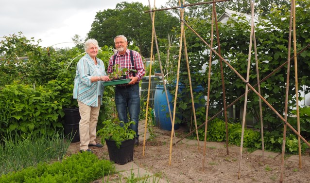 Henny en Johan ten Donkelaar organiseren de middag samen met de tuinders.