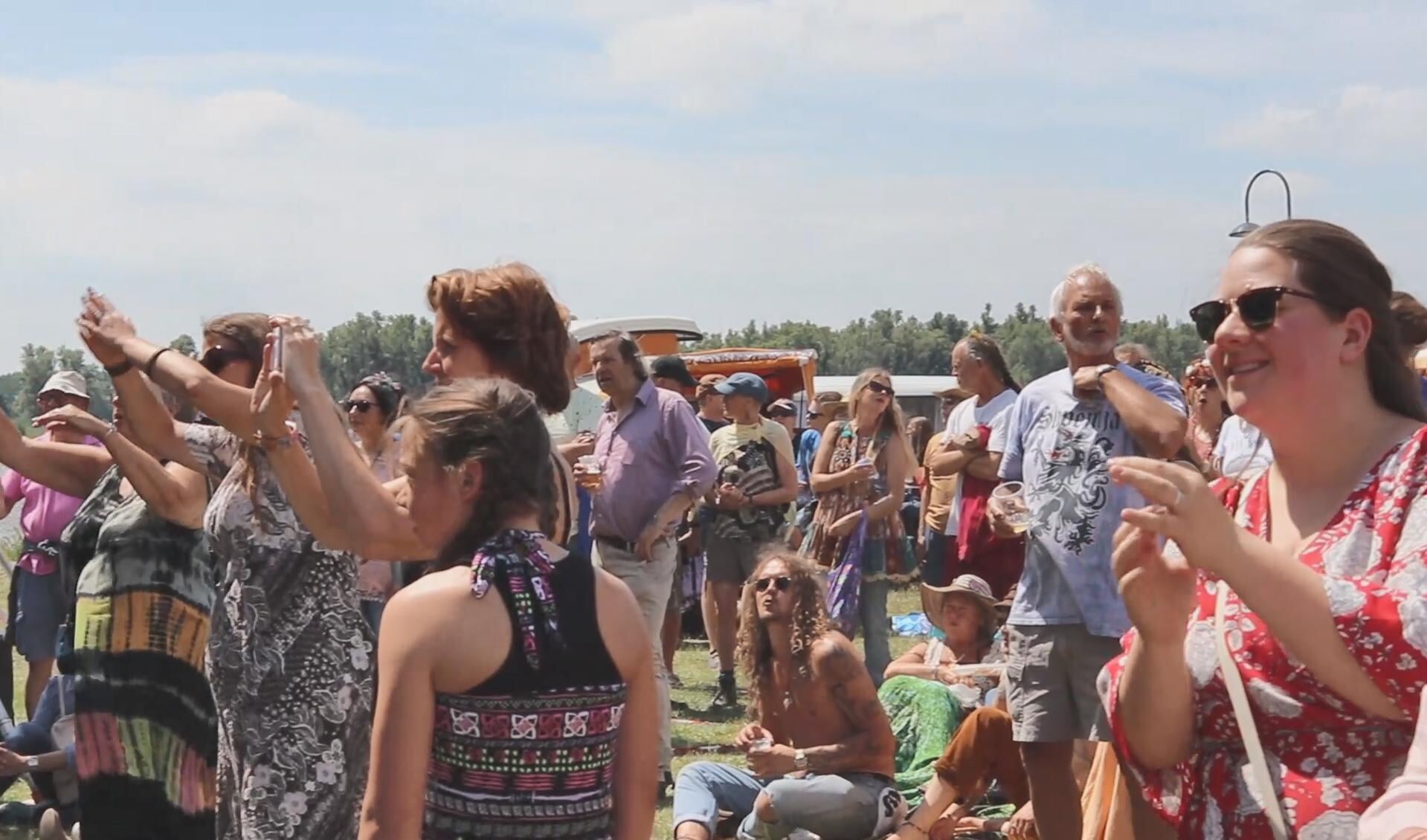 Er wordt volop genoten op het Hippiefestival in Gorinchem